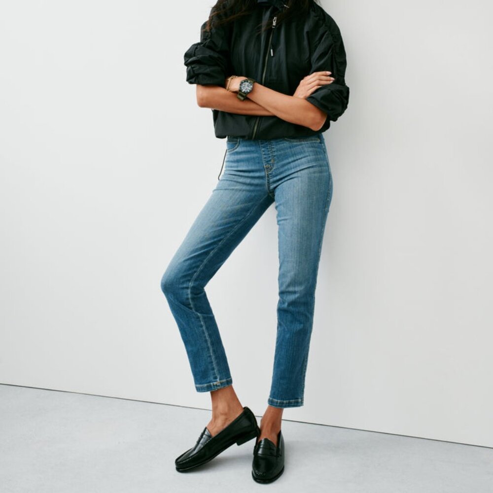 SPANXshape™ EveryWear Straight Leg Jeans, Vintage Indigo Vintage Indigo / Tall /